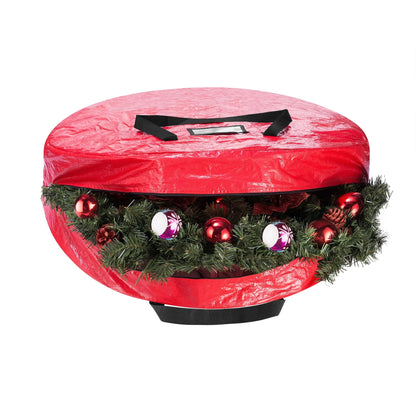Elf Stor Tree & Wreath Storage Bag Combo-Red, 9ft Tree, 30" Wreath