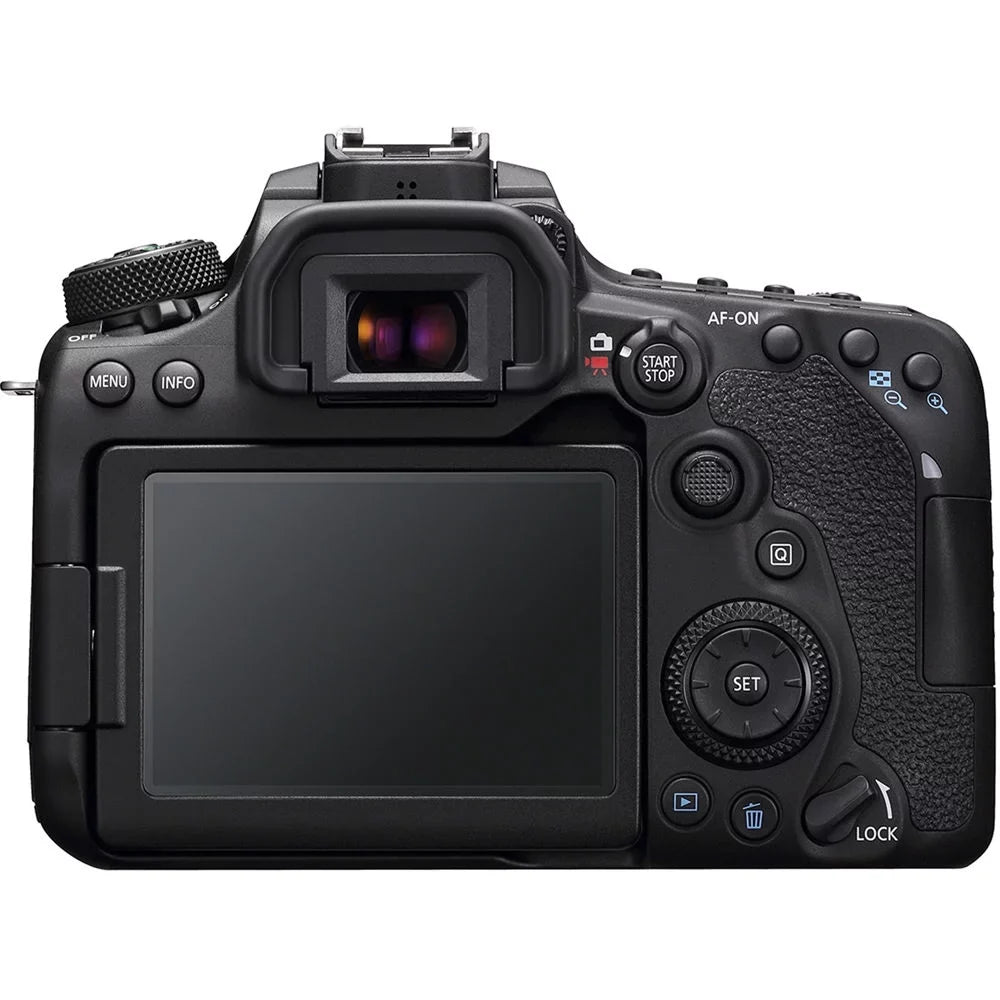 EOS 90D DSLR Camera With Sigma 18-35mm,  EF-S 55-250mm,  EF-S 10-18mm, Soft Padded Case, Memory Card, and More - Triple Lens Set