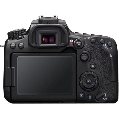 EOS 90D DSLR Camera With Sigma 18-35mm,  EF-S 55-250mm,  EF-S 10-18mm, Soft Padded Case, Memory Card, and More - Triple Lens Set