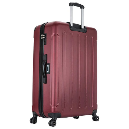 DUKAP INTELY PC/ABS Plastic 4-Wheel Spinner Luggage Wine (DKINT00L-WIN)