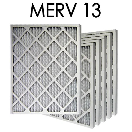 16x20x4 MERV 13 Pleated Air Filter 3PK | 15.5x19.5x3.625 - Actual Size