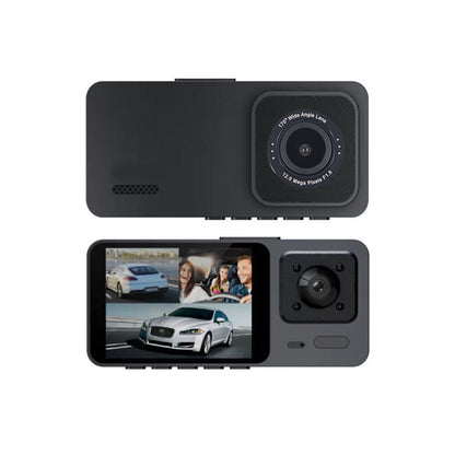 G·PEH HD Dual Lens Car Dash Cam Front/Rear/Inside Video Recorder Camera G-sensor