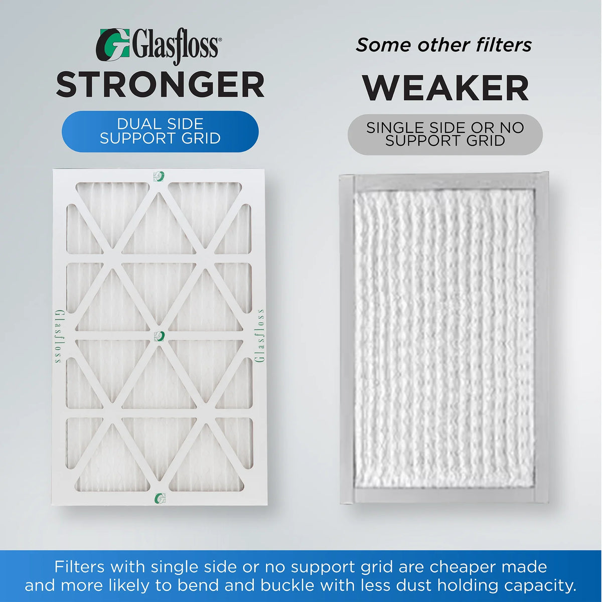 ( Quantity 5 ) Exact Size: 11-3/8 x 23-3/8 x 1-3/4. 12x24x2 MERV 10 Pleated HVAC Air Filters by Glasfloss
