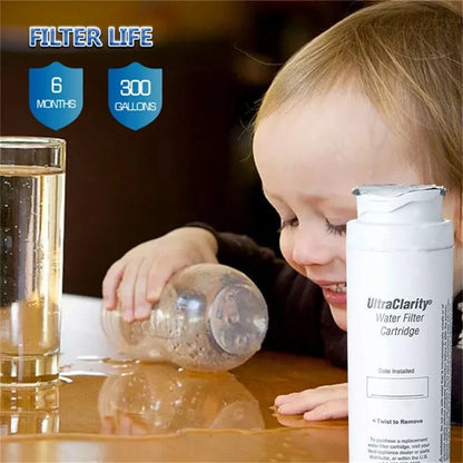 Bosch Ultra Clarity Cuno Refrigerator aqua Filter REPLFLTR10 9000 077104 9000194412 Fits 644845 674655(3 Pack)