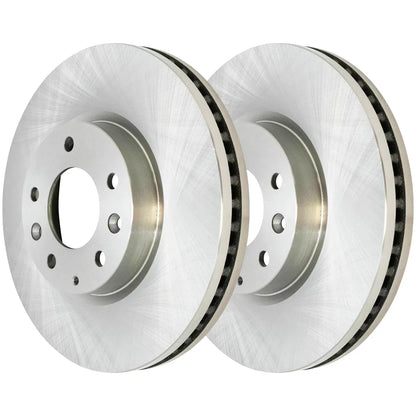 AutoShack Front Brake Rotors and Ceramic Pads Kit Driver and Passenger Side Replacement for 2007 2008 2009 2010 2011 2012 Mazda CX-7 2.3L 2.5L AWD FWD