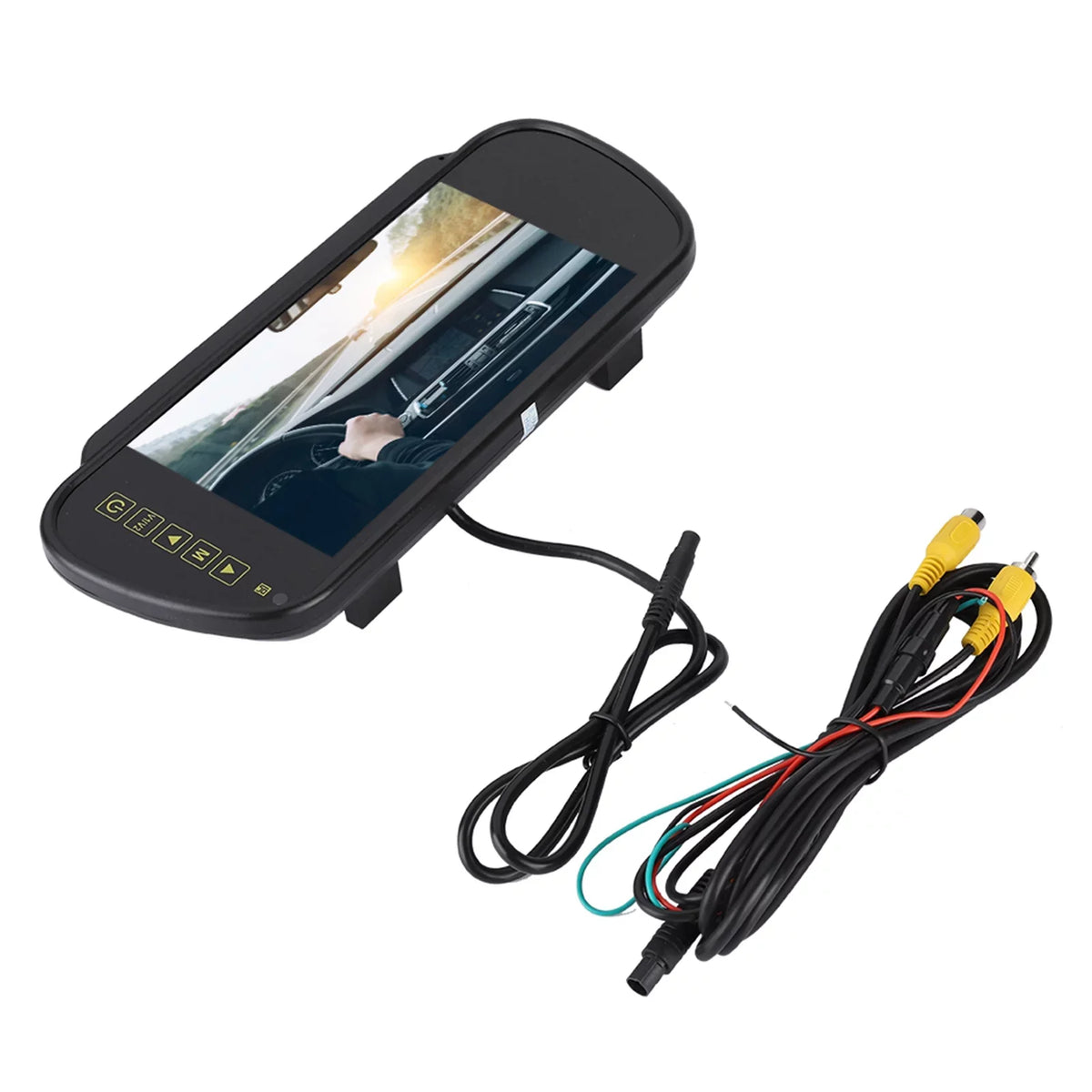 Durlclth Rearview Mirror-7inch Car Rearview Mirror LCD Auto Dimming Monitor Rear View Camera With Bracket