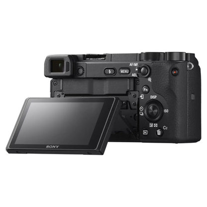 Alpha a6400 Mirrorless Digital Camera with E PZ 16-50mm OSS Lens, 128GB SanDisk Card, Tripod, Case, ZeeTech Accessory Bundle