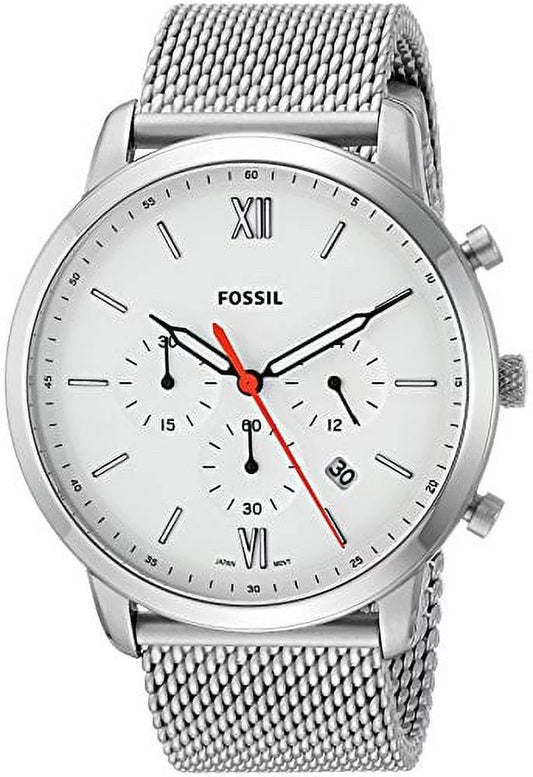 Fossil Men's 'Neutra Chrono' Quartz Stainless Steel Casual Watch, Color:Silver-Toned (Model: FS5382)