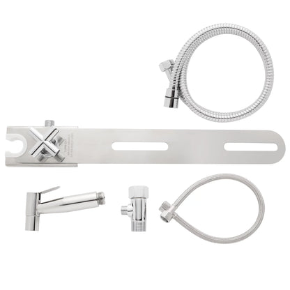 Brondell CleanSpa Luxury Hand-Held Bidet Sprayer and Holster with Integrated Shut off, Stainless Steel