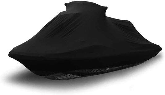 Indoor Jet Ski wrap for Yamaha Wave Runner VXR 650 1991-1995 - Black Satin - Ultra Soft & Stretchy - Protects from Dust & Dings Inside! Includes Storage Bag - Indoor ONLY