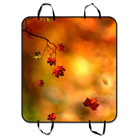 GCKG Autumn-Maple leaf Pet Car Seat shield Dog Car Seat Mat Hammock Cargo Mat Trunk Mat For Cars Trucks and SUV 54x60 inches