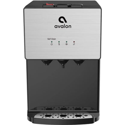 Avalon Premium 3 Temperature Self Cleaning Bottleless Countertop liquid Dispenser - Stainless Steel