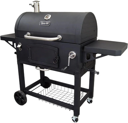 X-Large Heavy-Duty Charcoal Grill, Black