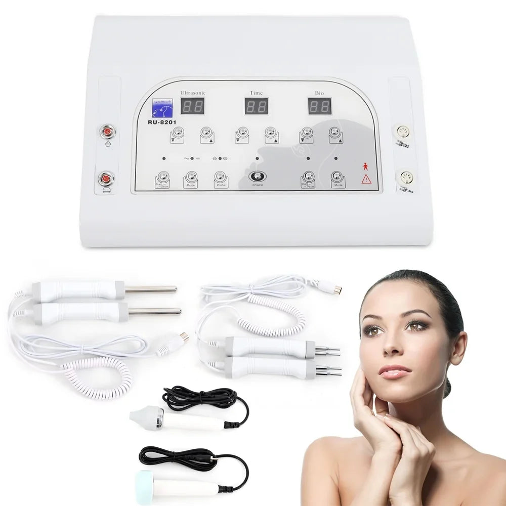 Fichiouy BIO Microcurrent Facial Skin Beauty Spa Machine Face Lift Machine