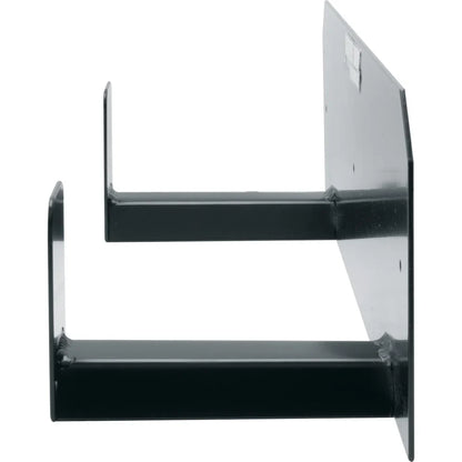 Extreme Max 5001.6142 Dual Helmet Hanger Aluminum Storage Rack Organizer for Enclosed Race Trailer, Shop, Garage, Storage - Black