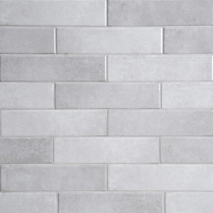 ft./Case). Glossy Ceramic Wall Tile (5.5 sq. x 12 in. MSI Renzo Sterling 3 in