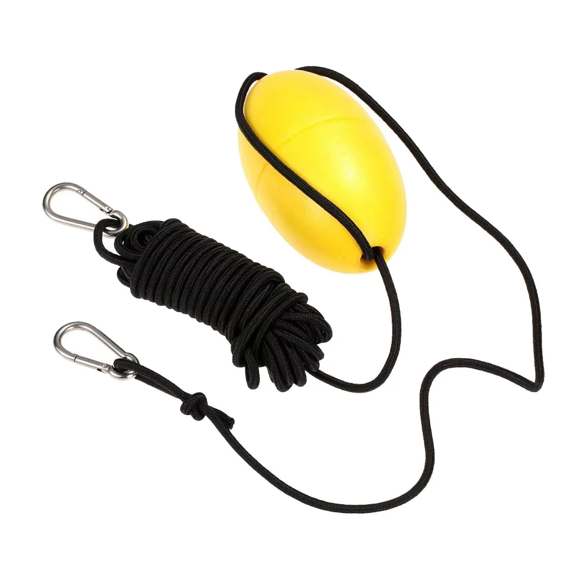 BAOSITY 5xDrift Anchor Rope W/ Anchor Buoy 9.1M Rope Length for Inflatable ship Yellow