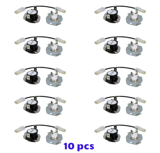 10x NEW Dryer Thermostat Kit W11050897 W10423382 3403140 W10480709