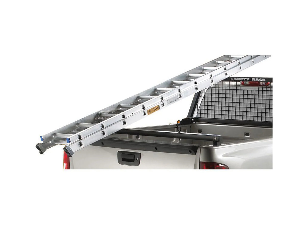 BACKRACK by RealTruck Truck Bed Rear Bar | Black, No Drill | 11523 | appropriate with 2015-2022  F-150; 2017-2022  F-250/F-350/F-450/F-550