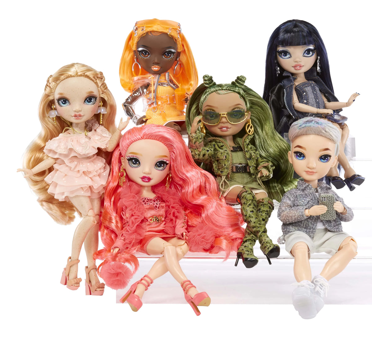 excellent Gift for Kids 4-12 Years Old and Collectors. Fashionable Outfit & 10+ Colorful Play Accessories. Rainbow High Priscilla- Pink Fashion Doll