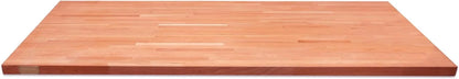 Butcher Block Counter Top, Grown Cherry Solid Hardwood Countertop, Wood Slabs For Kitchen, Reversible, Both Side Polished, Prefinished With Food-Safe Oil, 1.5" Thickness, 18" L X 25" W