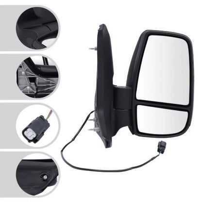 Fits  Transit 150/ 250/ 350 2015-2022 Right Side Rear View Mirror Short Arm