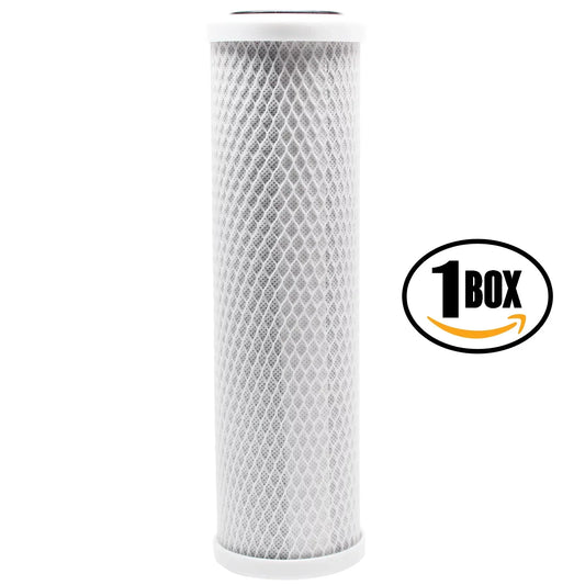Box of Replacement for Expres liquid ROALK10M Activated Carbon Block Filter - Universal 10 inch Filter for Express aqua 8 Stage Reverse Osmosis System - Denali Pure Brand