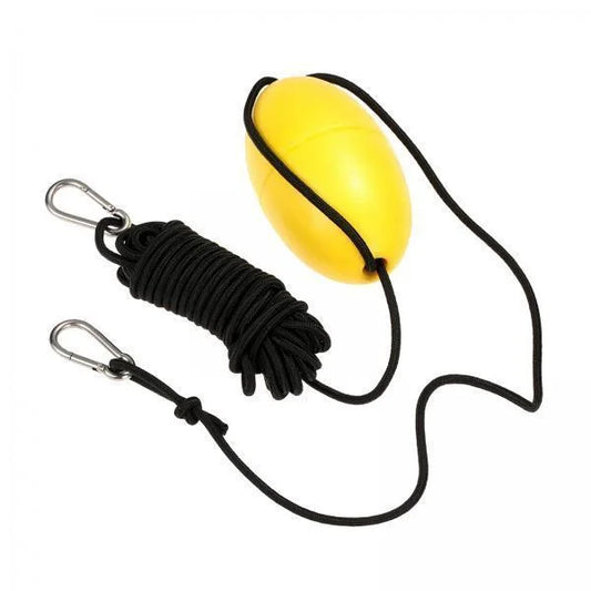 BAOSITY 5xDrift Anchor Rope W/ Anchor Buoy 9.1M Rope Length for Inflatable ship Yellow