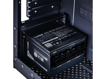 Cooler Master V1100 SFX Platinum Fully Modular, Fully ATX3.0, 1100W SFX, 80+ Platinum Efficiency, ATX Bracket Included, SFX Form Factor (MPZ-B001-SFAP-BUS)