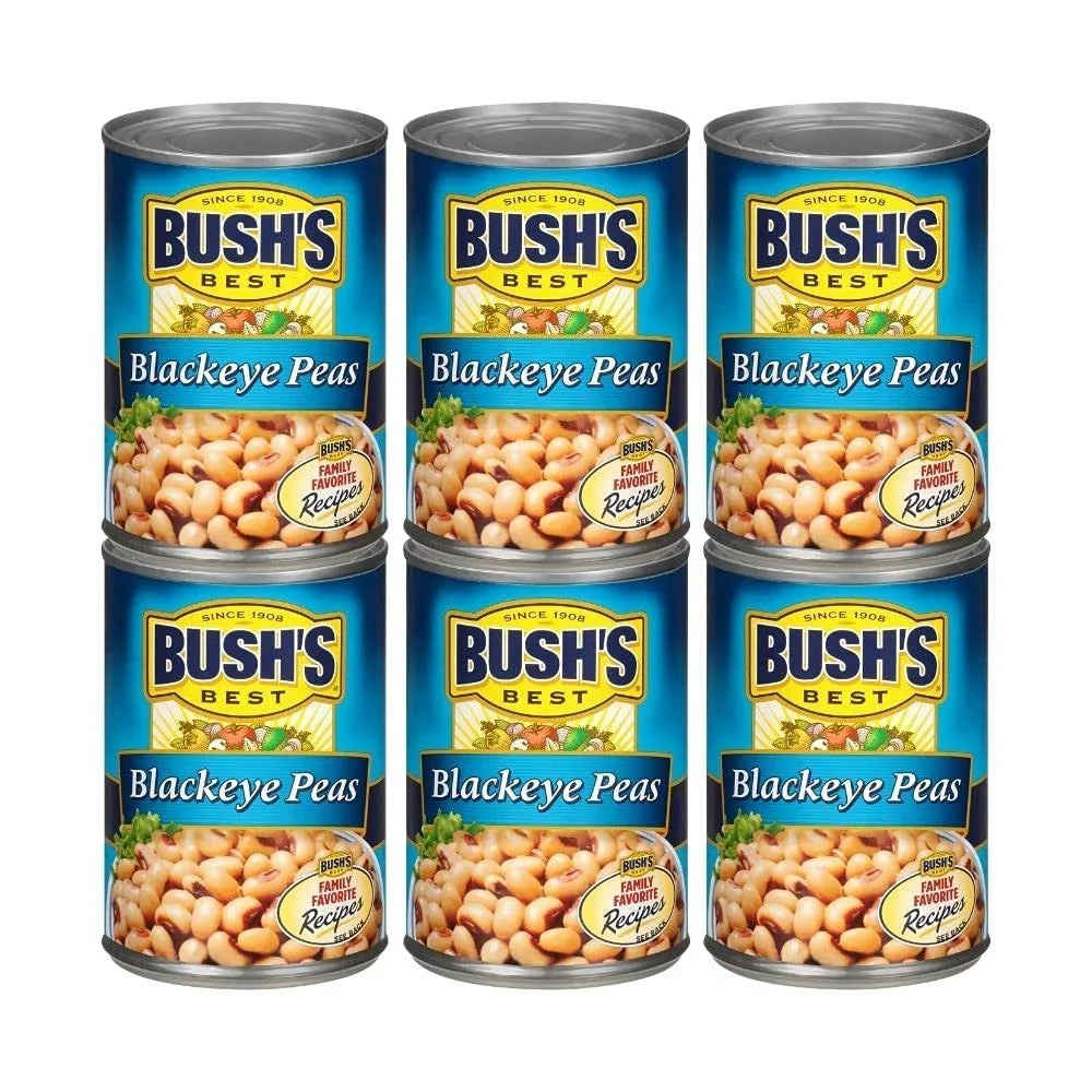 Bush,S Best Baked Beans, Blackeye Peas, 15.8 Oz (Pack Of 6)