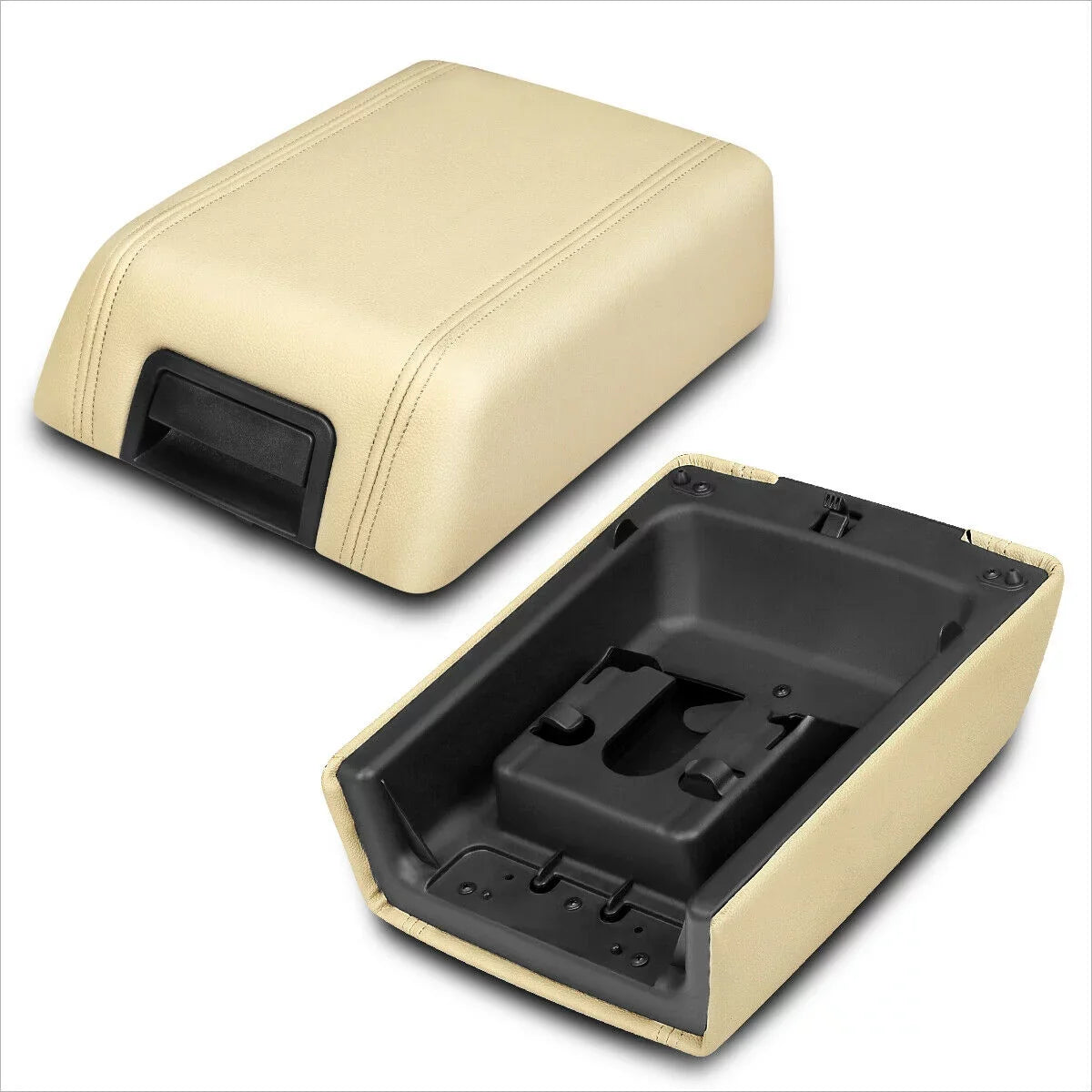 Beige Center Console Top Lid Repair Kit Armrest Latch shield For  Lincoln