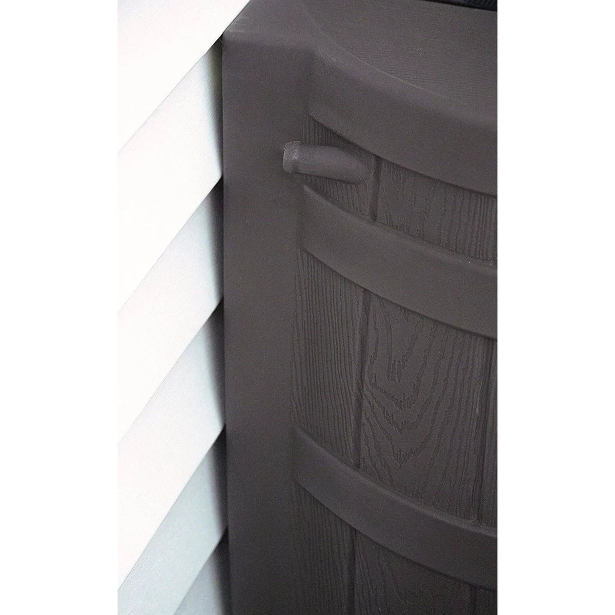 Good Ideas Rain Wizard 50 Gallon Rain Barrel aqua Collector, Oak (2 Pack)