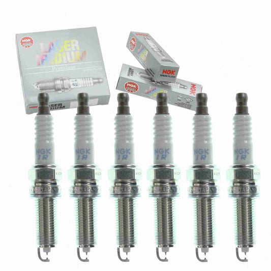6 pc NGK Laser Iridium Spark Plugs appropriate with Hyundai Genesis 3.8L V6 2012-2016
