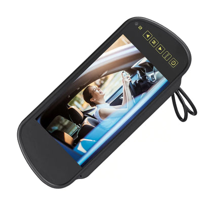 Durlclth Rearview Mirror-7inch Car Rearview Mirror LCD Auto Dimming Monitor Rear View Camera With Bracket