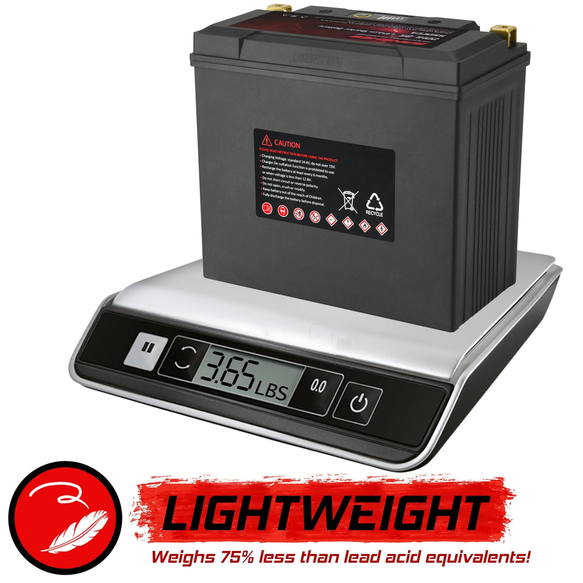 Banshee 20L-BS LiFePO4 Motorsports Battery appropriate with Yamaha FX1800 WaveRunner FX SHO 2008 to 2012