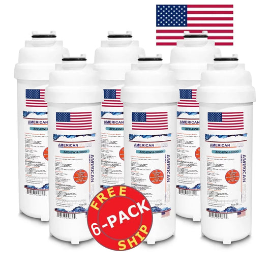 AFC Brand , liquid Filters , Model # AFC-EWH-3000 , appropriate with Halsey Taylor® 55898C - 6 Pack - Made in U.S.A.
