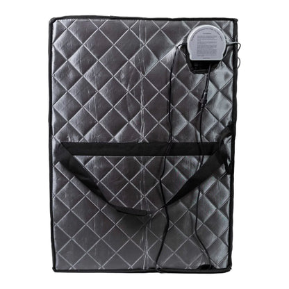 Heat Wave Rejuvenator Portable Personal Sauna with FAR Infrared Carbon Panels, Heated Floor Pad, Canvas Chair