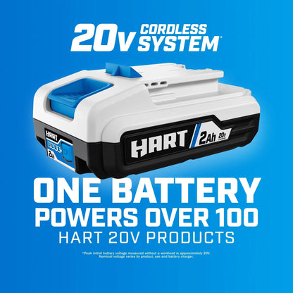 HART 20-Volt LED Clamping Light Kit, 900 Lumens, (1) 1.5Ah Lithium-Ion Battery