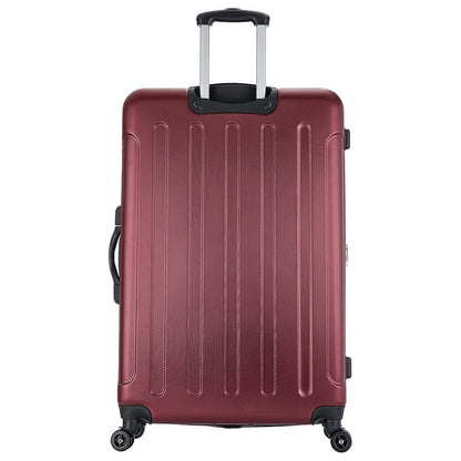DUKAP INTELY PC/ABS Plastic 4-Wheel Spinner Luggage Wine (DKINT00L-WIN)