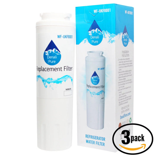 3-Pack Replacement for Whirlpool GZ25FSRXYY4 Refrigerator moisture Filter - appropriate with Whirlpool 4396395 Fridge aqua Filter Cartridge - Denali Pure Brand