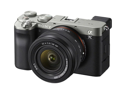Alpha a7C Mirrorless Camera with FE 28-60mm Lens (Silver) Essentials Bundle