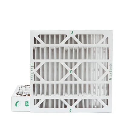 Actual Size: 19-1/2 x 19-1/2 x 3-3/4. 2 Pack of 20x20x4 MERV 10 Pleated 4" Inch Air Filters by Glasfloss
