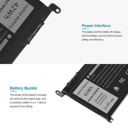 Battery For  Inspiron 14 7460,Inspiron 13 7368 7378