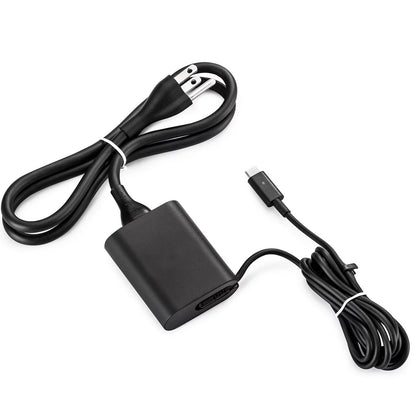 EBK 30W Replacement AC Power Adapter Charger for  XPS13 9365 XPS12 9250 Latitude 7350 7275 5175 5179 ( USB Type-C Connector )