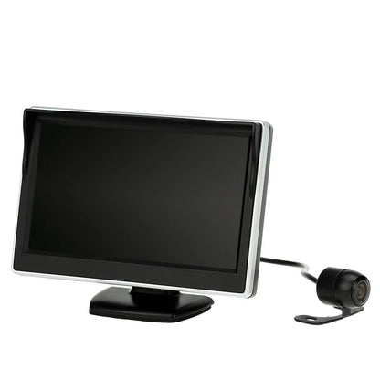 Htovila 5 Inch TFT LCD Display Monitor Car Rear View Backup Reverse System + HD Parking Camera