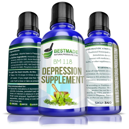 BestMade Depression Supplement & Remedy (BM118)