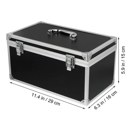 Homemaxs Case Hard Box Tool Camera Shell Briefcase Portable Carrying Equipment Shockproof Aluminum Safety Audio Household