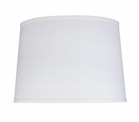 Aspen Creative 32326 Transitional Hardback Empire Shaped Spider Contruction Lamp Shade in White, 17" wide (15" x 17" x 12")