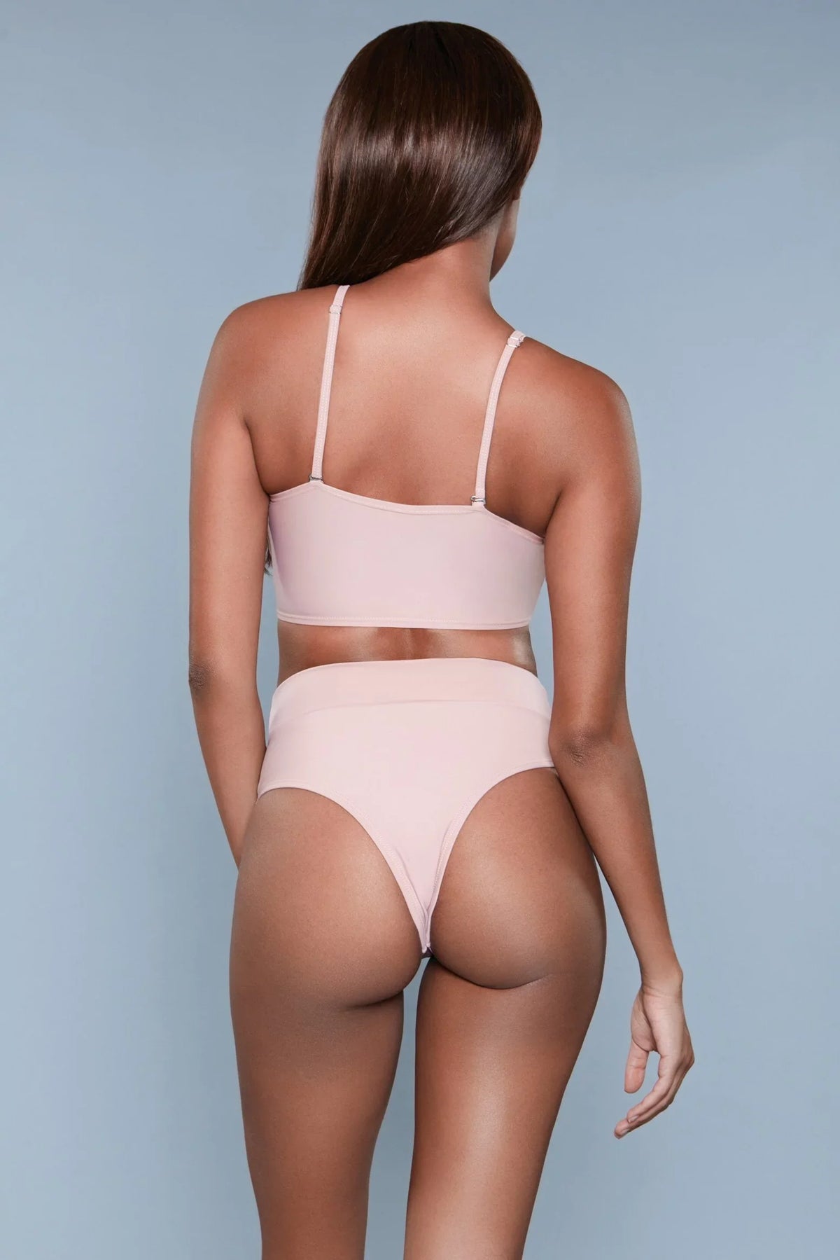 BeWicked  Women Chanity Swimsuit, Pink - Extra Large - 2 Piece