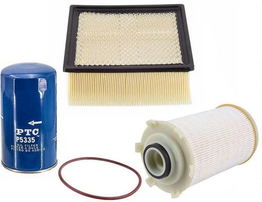 For 07-10 Dodge Ram 2500 6.7L Diesel moisture Separator Fuel Filter Oil & Air 3pc